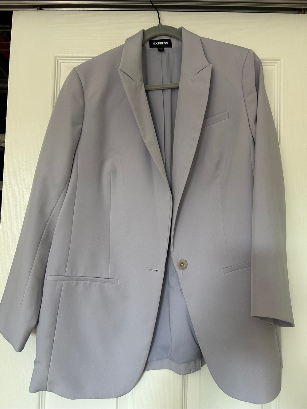 Express Women’s Light Purple Single-Button Blazer